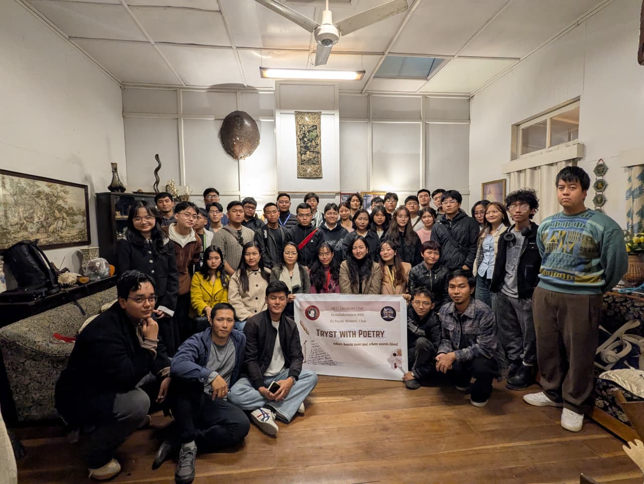 Tryst with Poetry organised by Literature Club, MCC