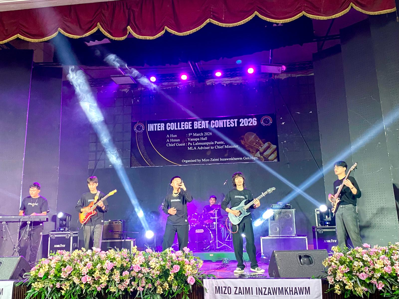 MCC Art & Music Club Band at MZI Intercollege Beat Contest