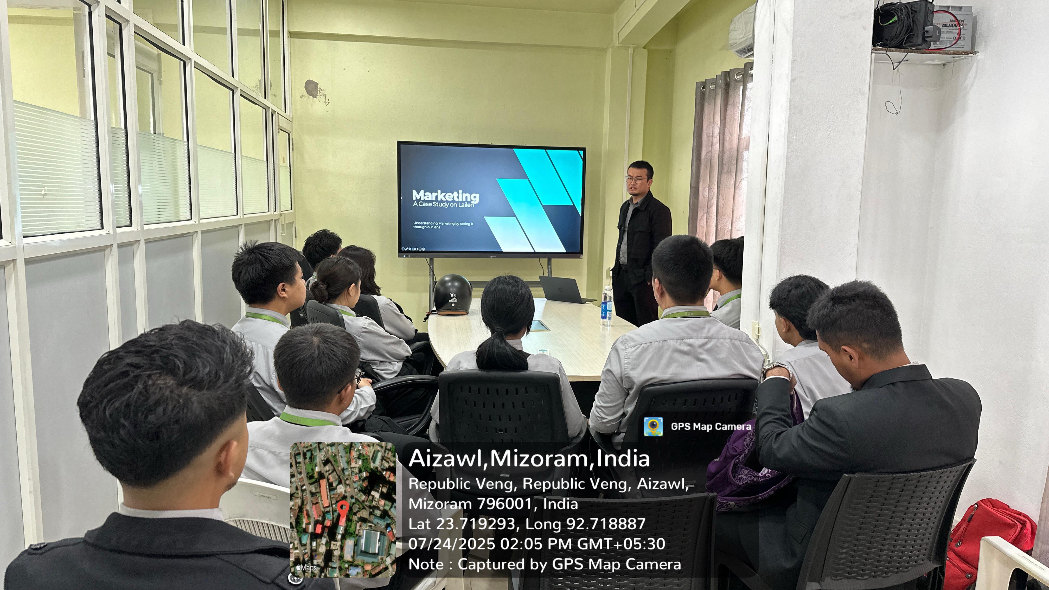 Department of Management Off-Campus Class & Special Lecture at Lailen Consultancy Pvt. Ltd.