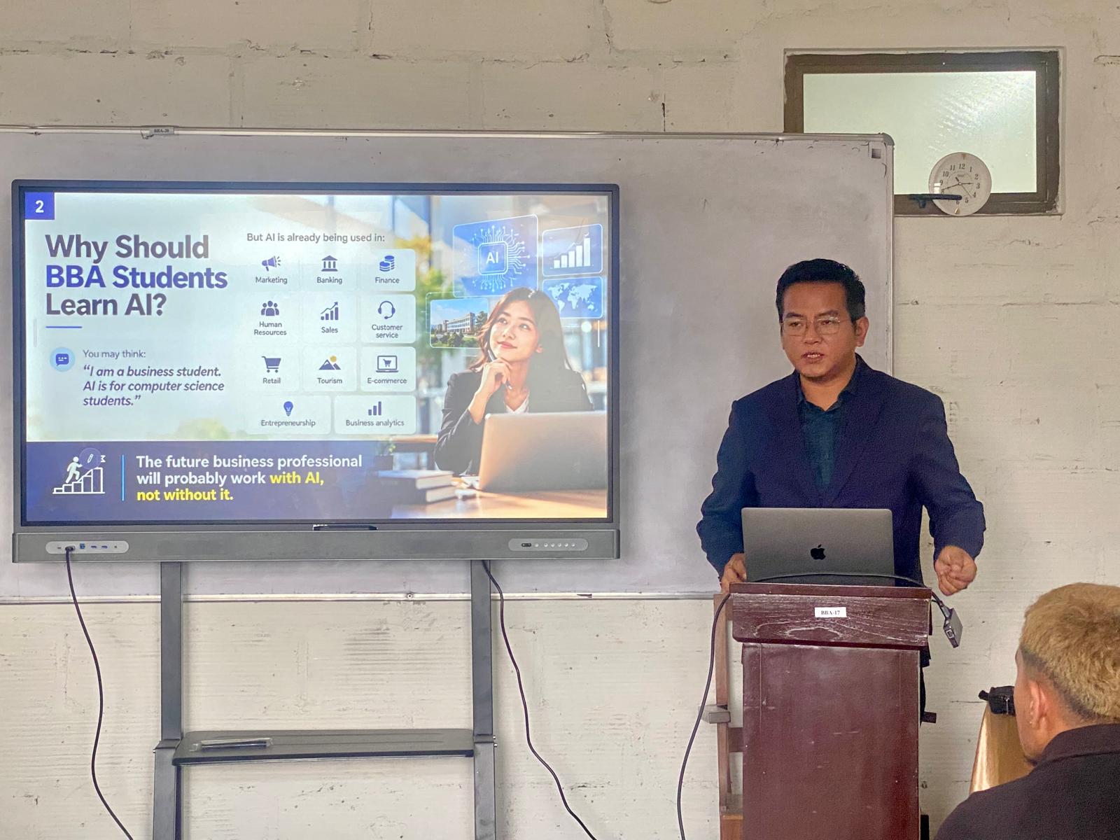 Department of Management Special Lecture on AI in Business and Academic