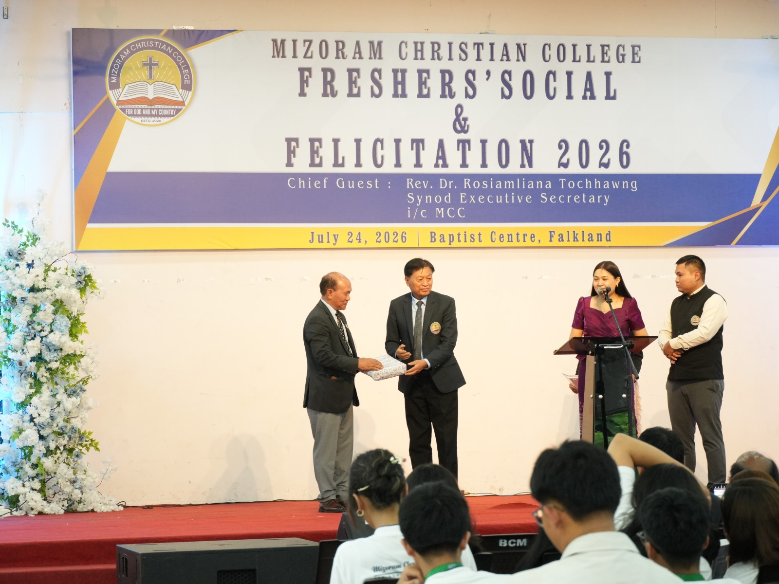 MIZORAM CHRISTIAN COLLEGE FRESHERS’ DAY 2026
